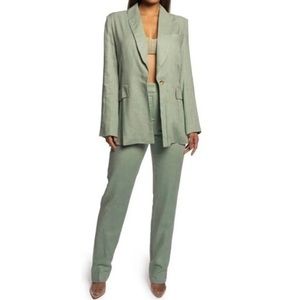 JLUXLABEL Green Pant Suit